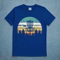 Disc Golf Retro Shirt, Sunset Vintage Frisbee Golf T-Shirt thumb 5