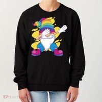 Dabbing Gnome Rainbow Women's Sweatshirt thumb 0