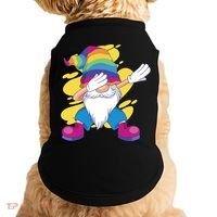 Dabbing Gnome Rainbow Doggie Tank thumb 0