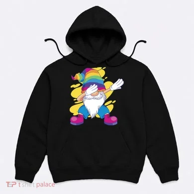Dabbing Gnome Rainbow Hoodie