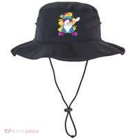 Dabbing Gnome Rainbow Bucket Hat thumb 0