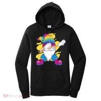 Dabbing Gnome Rainbow Women's Hoodie thumb 0