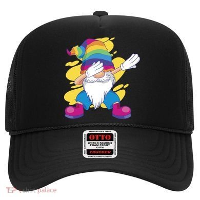Dabbing Gnome Rainbow Hat