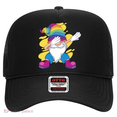 Dabbing Gnome Rainbow Hat