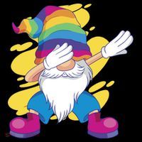 Dabbing Gnome Rainbow Visor thumb 3