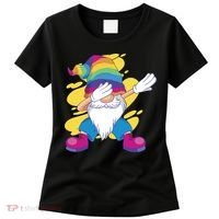 Dabbing Gnome Rainbow Women's T-Shirt thumb 0