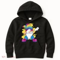 Dabbing Gnome Rainbow Kids Hoodie thumb 0