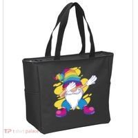 Dabbing Gnome Rainbow Tote Bag thumb 2