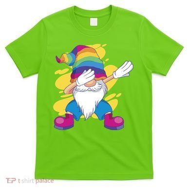 Dabbing Gnome Rainbow T-Shirt