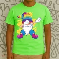 Dabbing Gnome Rainbow T-Shirt thumb 3