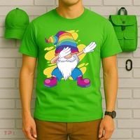 Dabbing Gnome Rainbow T-Shirt thumb 6