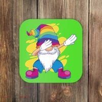 Dabbing Gnome Rainbow Coaster thumb 0