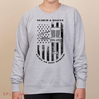 Disc Golf Rescue Squad Never Lose a Disc Black Women's Sweatshirt