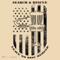 Disc Golf Rescue Squad Never Lose a Disc Black Tote Bag thumb 4