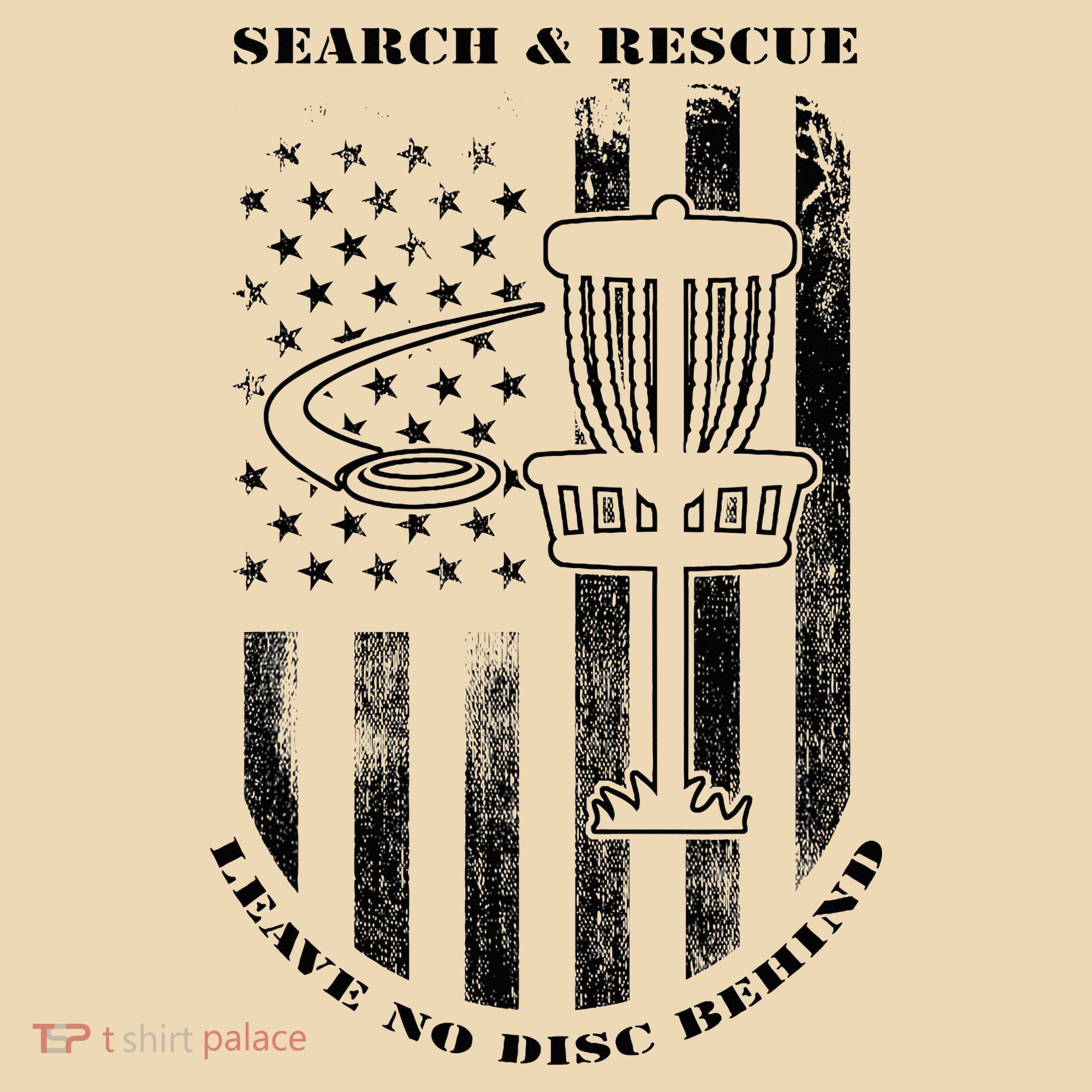 Disc Golf Rescue Squad Never Lose a Disc Black Tote Bag