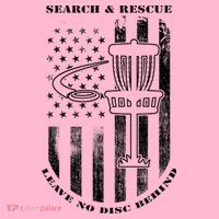 Disc Golf Rescue Squad Never Lose a Disc Black Coaster thumb 2