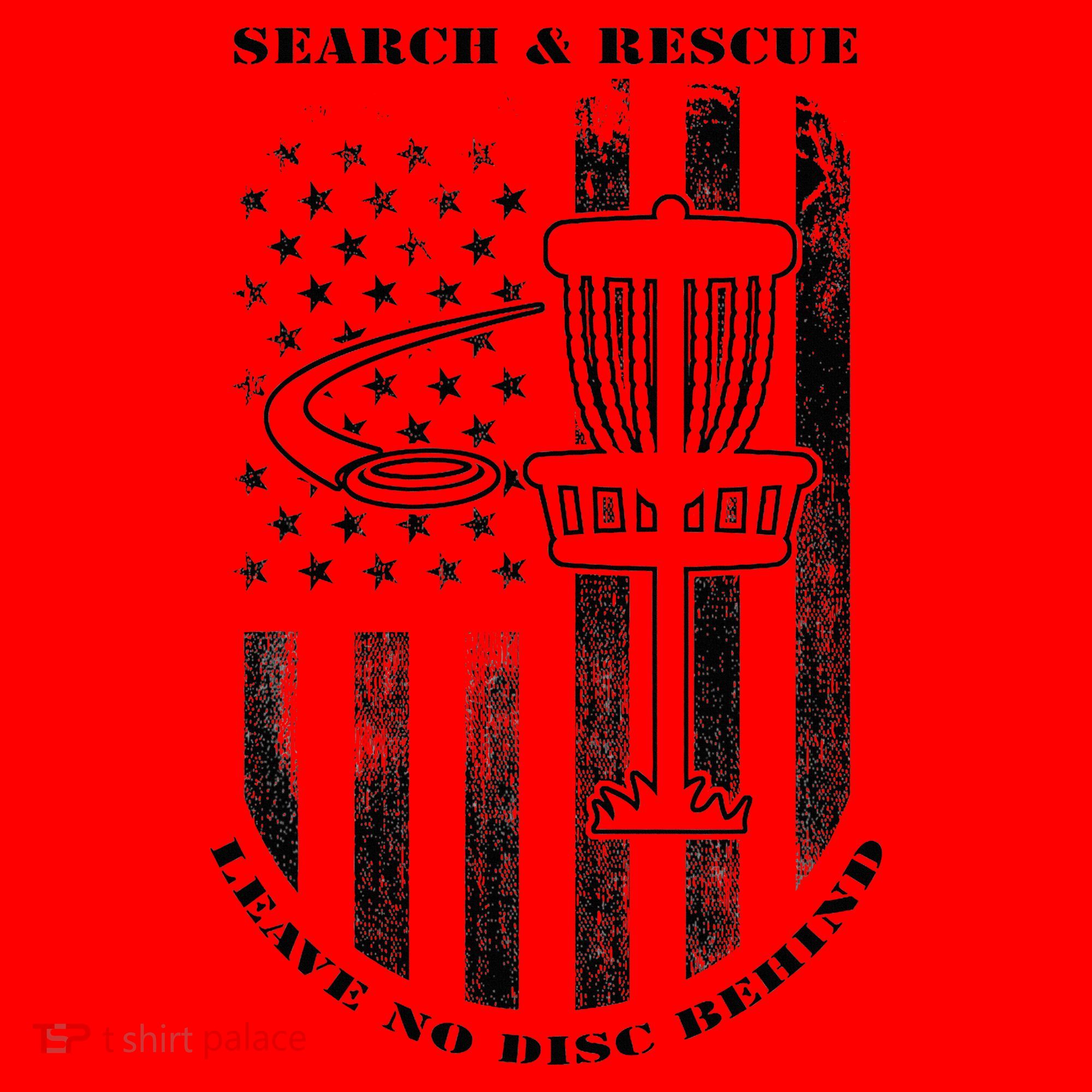 Disc Golf Rescue Squad Never Lose a Disc Black Santa Hat