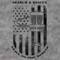 Disc Golf Rescue Squad Never Lose a Disc Black Toddler Hoodie thumb 2