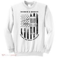 Disc Golf Rescue Squad Never Lose a Disc Black Sweatshirt thumb 0