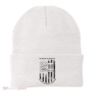 Disc Golf Rescue Squad Never Lose a Disc Black Beanie