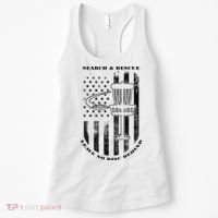 Disc Golf Rescue Squad Never Lose a Disc Black Women's Tank Top thumb 0