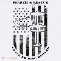 Disc Golf Rescue Squad Never Lose a Disc Black Women's Long Sleeve Shirt thumb 2