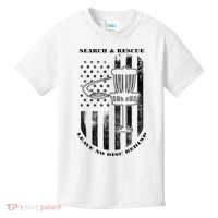 Disc Golf Rescue Squad Never Lose a Disc Black Kids T-Shirt thumb 0