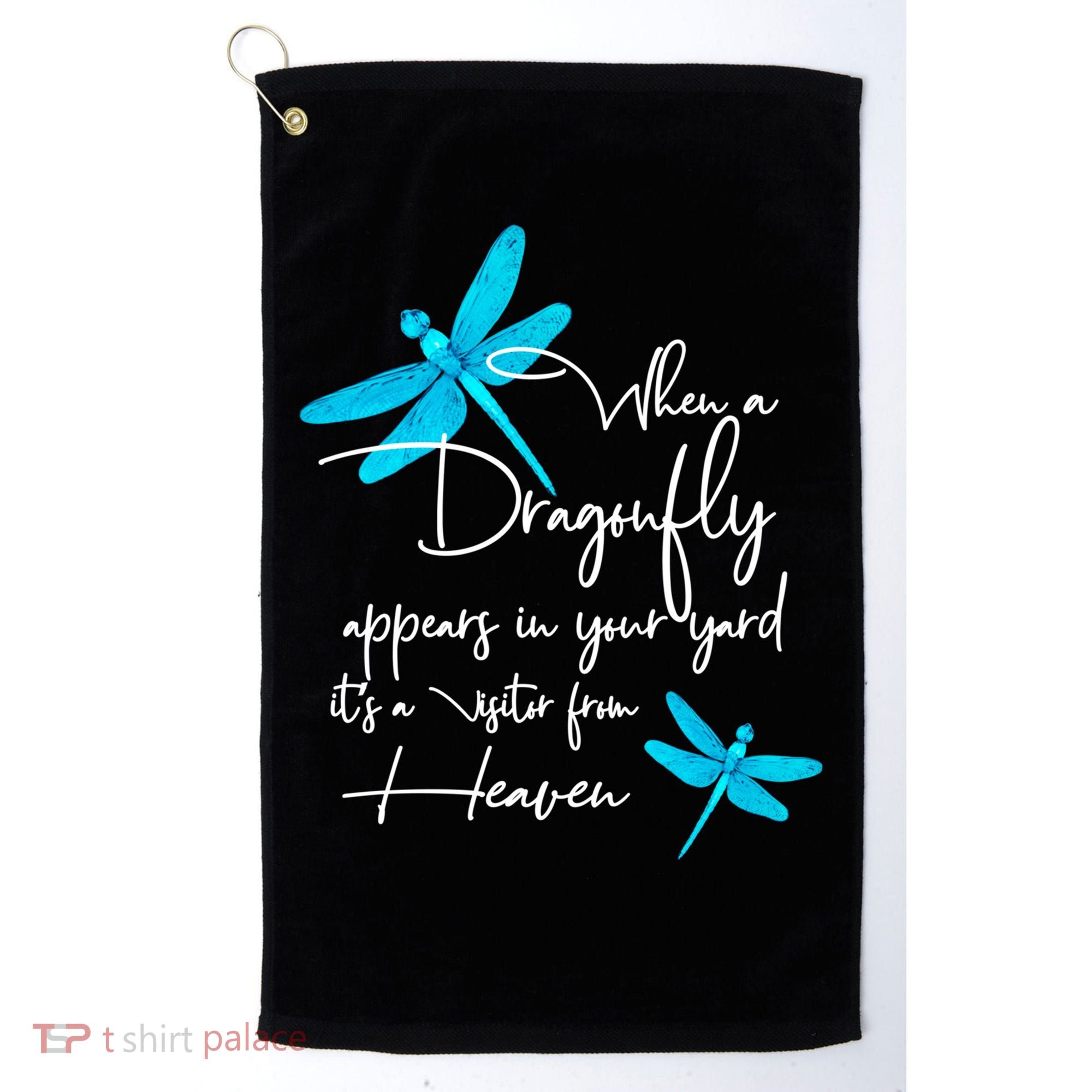 Dragonfly Gift Spiritual Faith Dragonflies Golf Towel