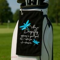 Dragonfly Gift Spiritual Faith Dragonflies Golf Towel thumb 2
