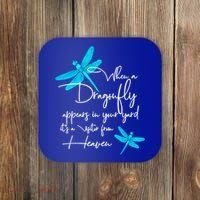 Dragonfly Gift Spiritual Faith Dragonflies Coaster thumb 0