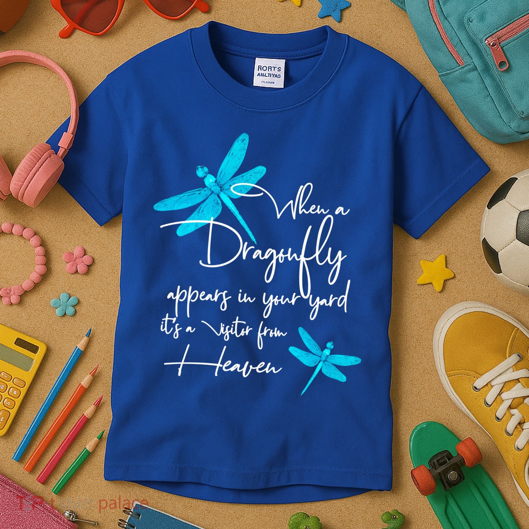 Dragonfly Gift Spiritual Faith Dragonflies Kids T-Shirt