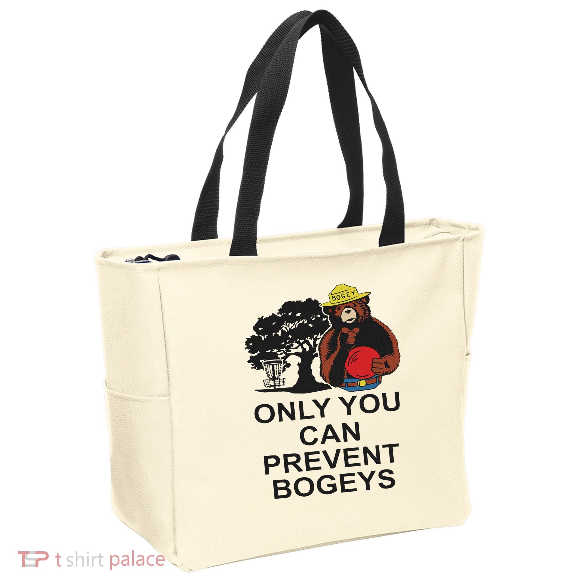 Disc Golf S Only You Can Prevent Bogeys Disc Golf . Tote Bag