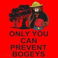 Disc Golf S Only You Can Prevent Bogeys Disc Golf . Santa Hat thumb 1
