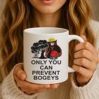 Disc Golf S Only You Can Prevent Bogeys Disc Golf . Coffee Mug thumb 3