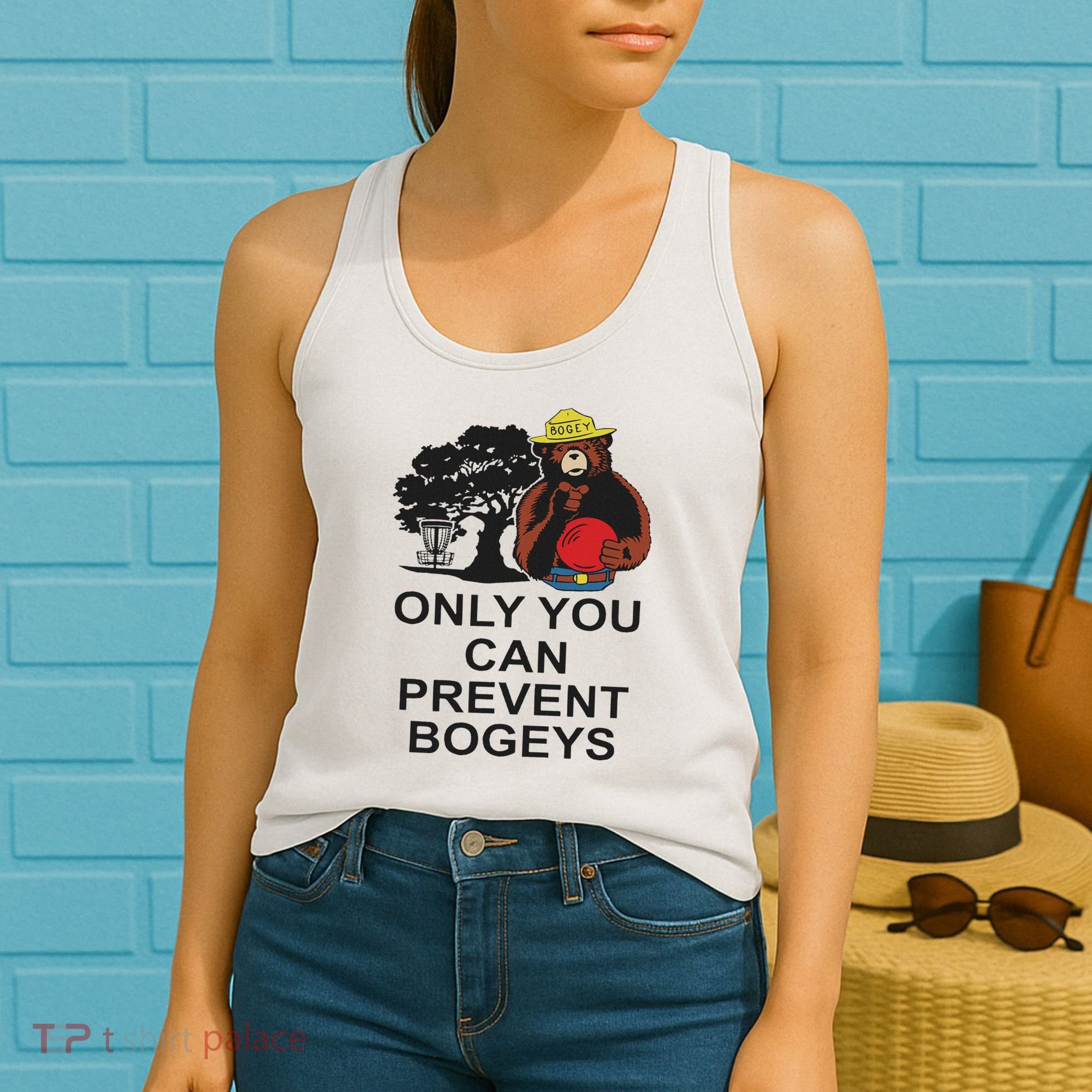 Disc Golf S Only You Can Prevent Bogeys Disc Golf . Women's Tank Top