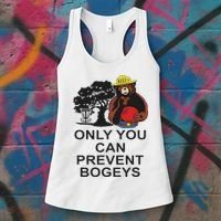 Disc Golf S Only You Can Prevent Bogeys Disc Golf . Women's Tank Top thumb 3