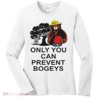 Disc Golf S Only You Can Prevent Bogeys Disc Golf . Women's Long Sleeve Shirt thumb 0