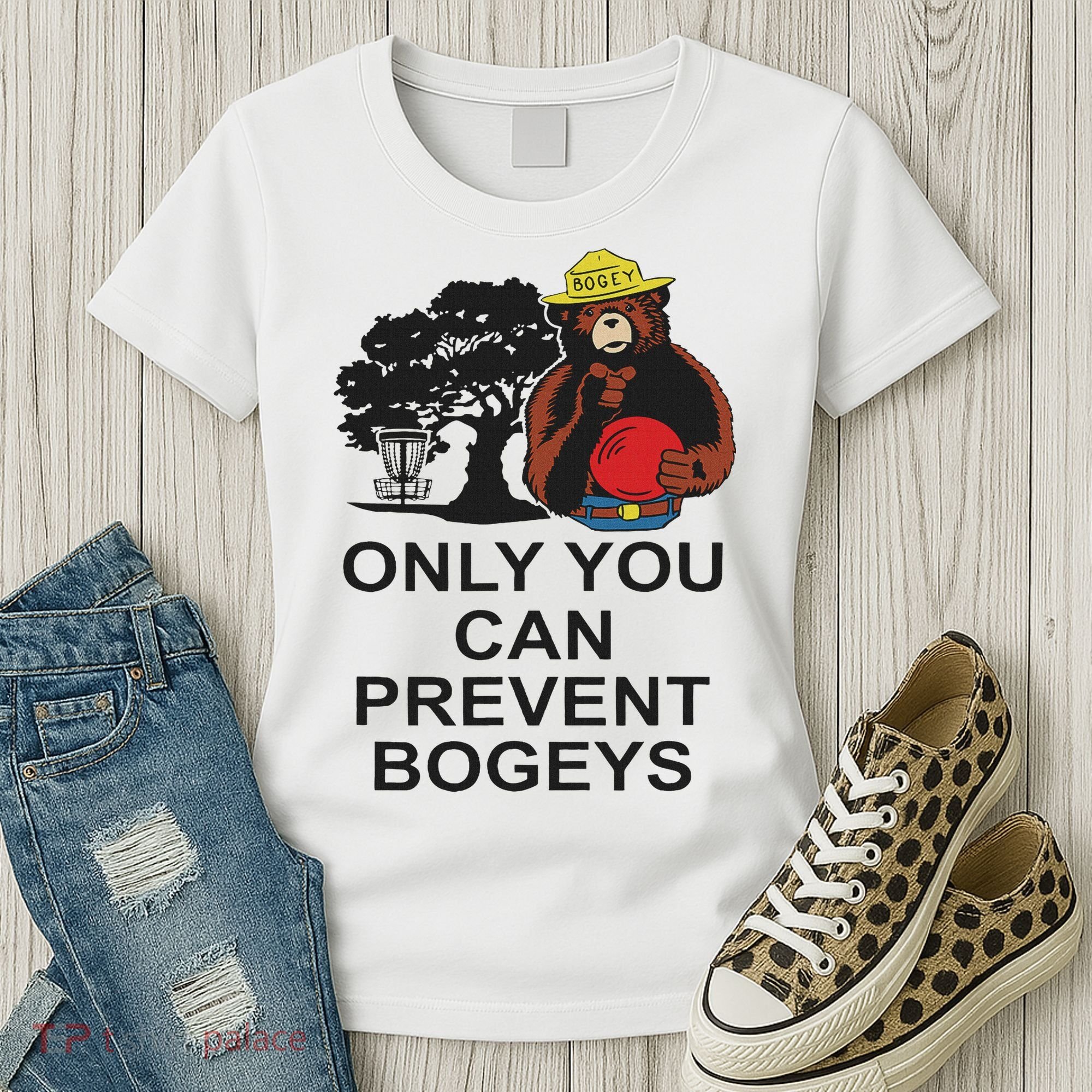 Disc Golf S Only You Can Prevent Bogeys Disc Golf . Women's T-Shirt