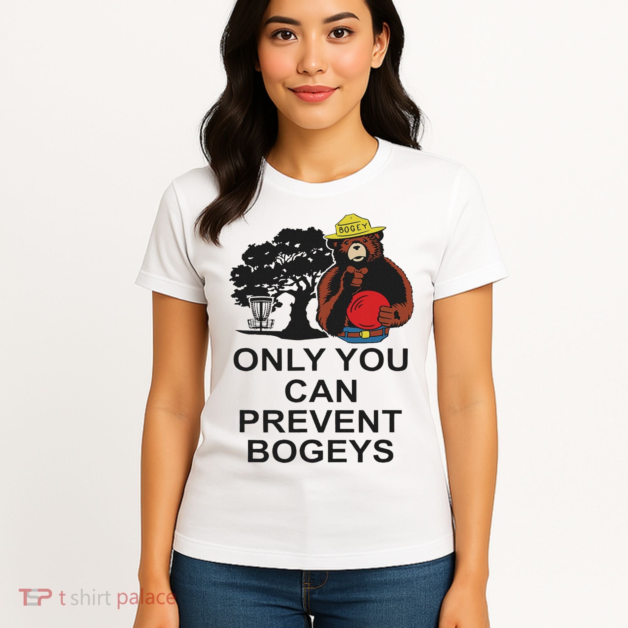 Disc Golf S Only You Can Prevent Bogeys Disc Golf . Women's T-Shirt
