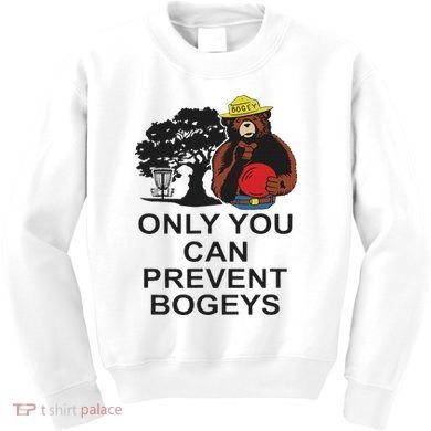 Disc Golf S Only You Can Prevent Bogeys Disc Golf . Kids Sweatshirt