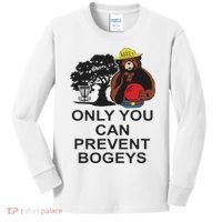 Disc Golf S Only You Can Prevent Bogeys Disc Golf . Kids Long Sleeve Shirt thumb 0