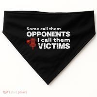 Disc Golf Some Call Them Opponents Funny Saying USA-Made Doggie Bandana thumb 0