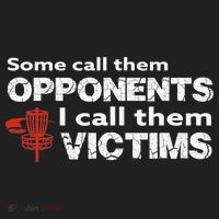 Disc Golf Some Call Them Opponents Funny Saying Hat thumb 2