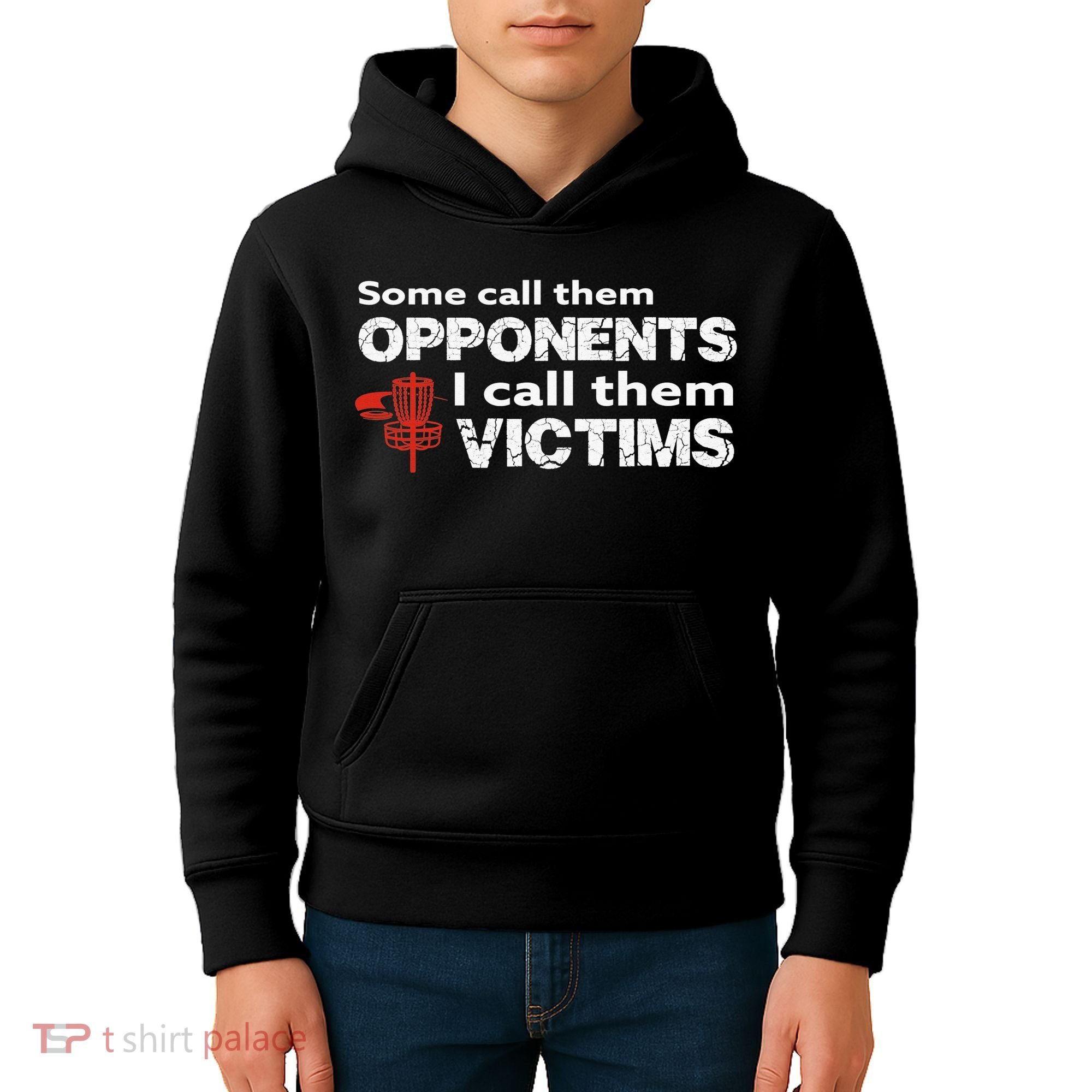 Disc Golf Some Call Them Opponents Funny Saying Kids Hoodie