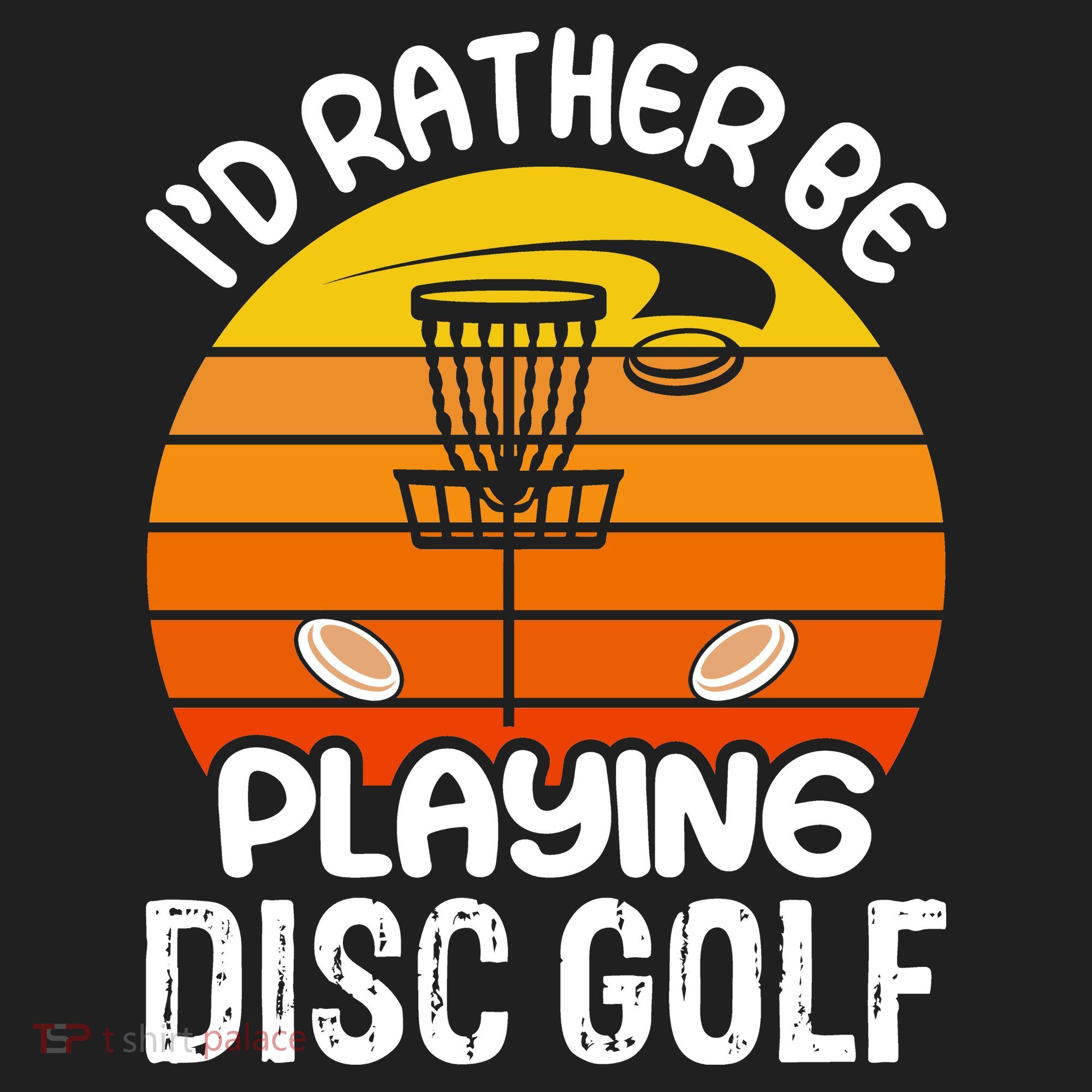 Disc Golf Shirt I'd Rather Be Playing Disc Golf Women's Sweatshirt