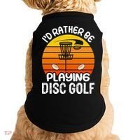 Disc Golf Shirt I'd Rather Be Playing Disc Golf Doggie Tank thumb 0
