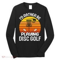 Disc Golf Shirt I'd Rather Be Playing Disc Golf Long Sleeve Shirt thumb 0
