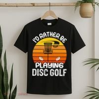 Disc Golf Shirt I'd Rather Be Playing Disc Golf T-Shirt thumb 2