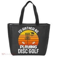 Disc Golf Shirt I'd Rather Be Playing Disc Golf Tote Bag thumb 0