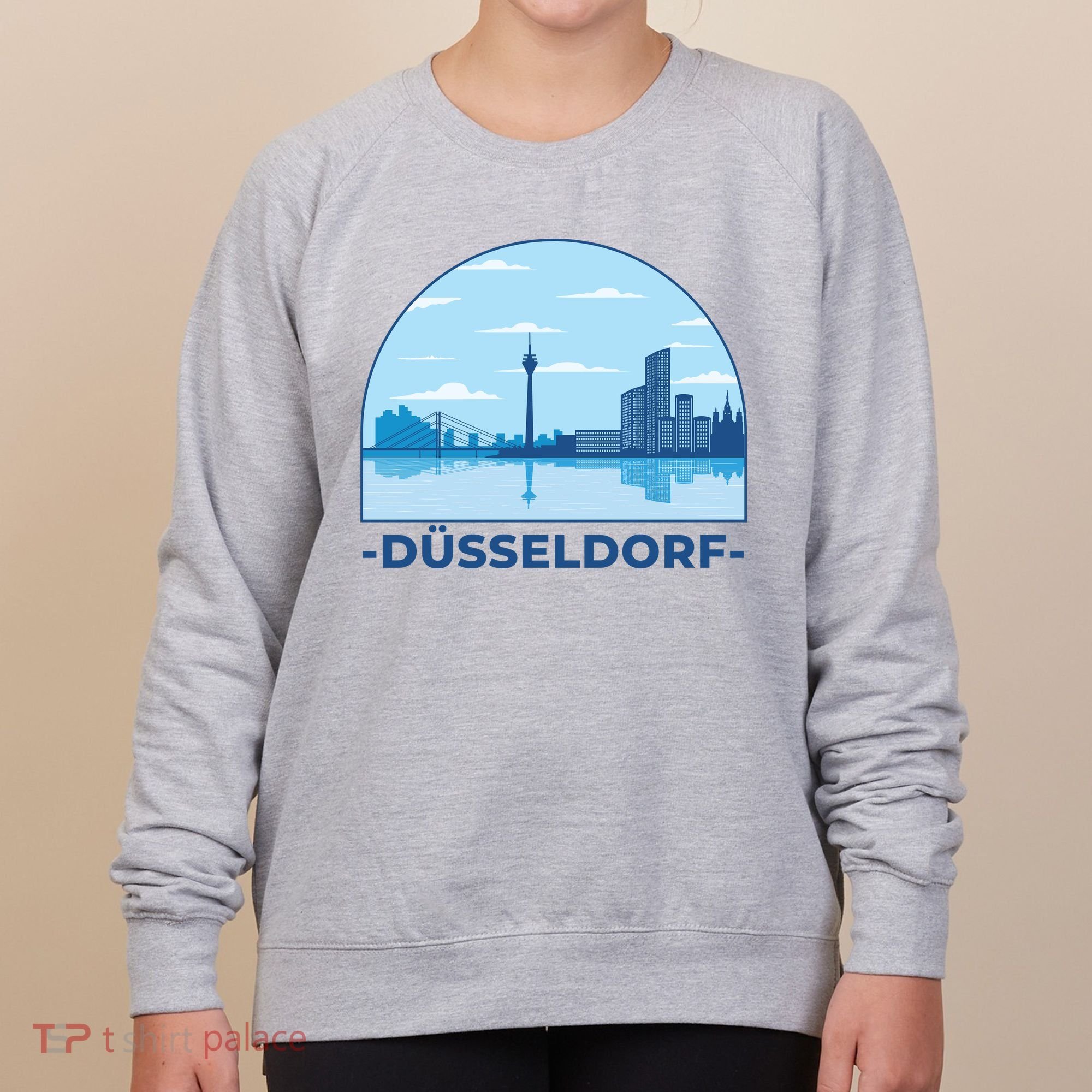 Dusseldorf Germany Skyline Women's Sweatshirt